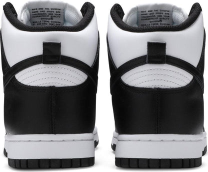 Nike Dunk High 'Black White'