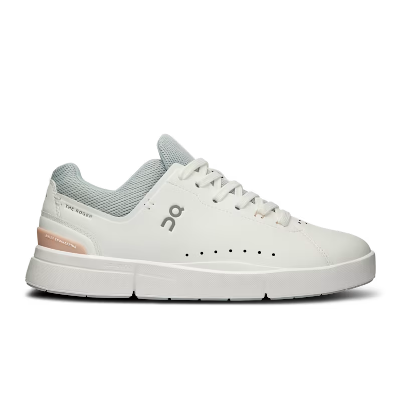 On Running The Roger Advantage White | Rosehip