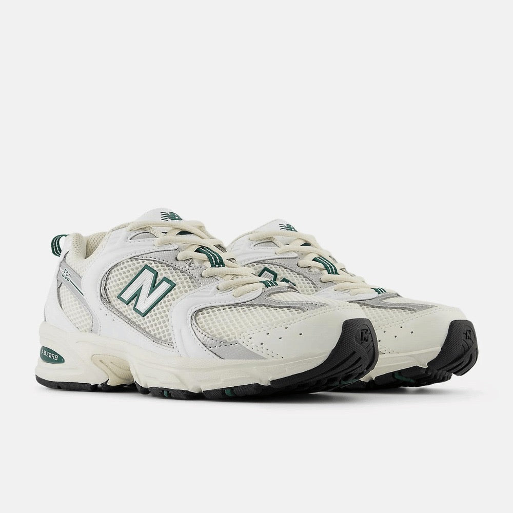 Tênis New Balance 530  Sea Salt White Marsh Green Branco