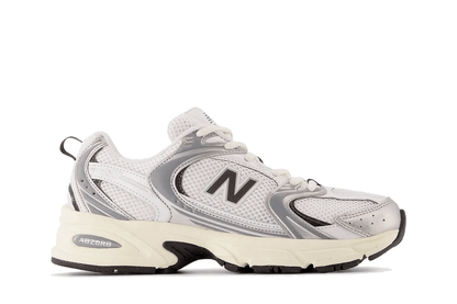 Tênis New Balance 530 'Silver Metallic Black Cement' Prateado