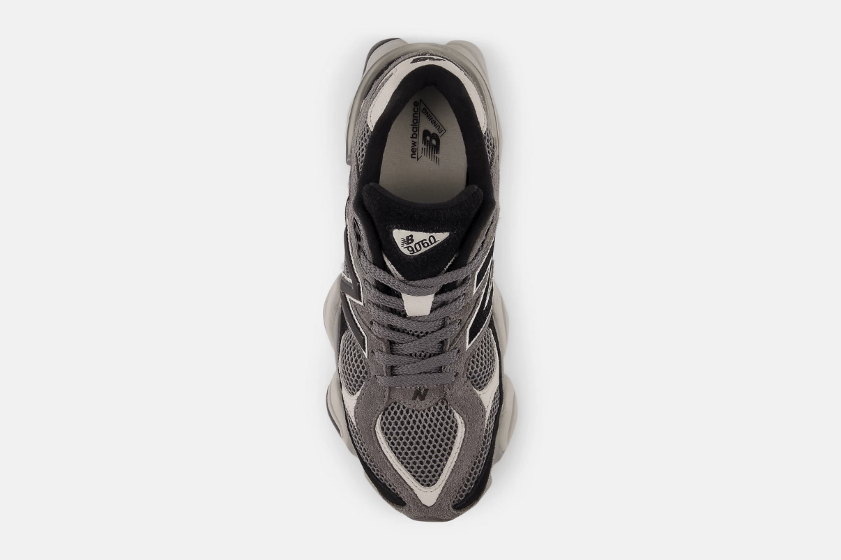 Tênis New Balance 9060 Black Castlerock Preto
